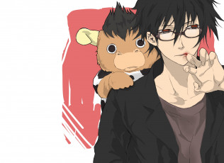 обоя аниме, yondemasuyo,  azazel-san, парень