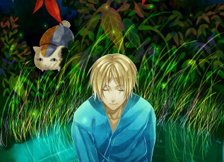 Картинка аниме natsume+yuujinchou натсуме