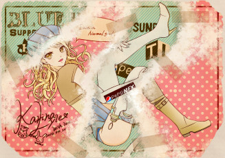 Картинка аниме tiger+and+bunny голубая роза