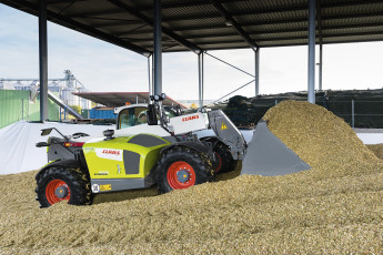 Картинка техника фронтальные+погрузчики claas scorpion