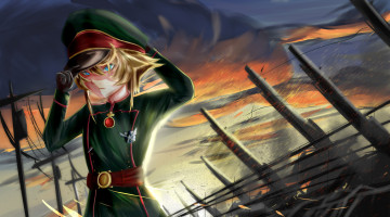 Картинка аниме youjo+senki tanya degurechaff