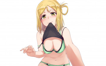 Картинка аниме love+live +school+idol+project девушка взгляд фон