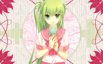 Картинка аниме unknown +другое девушка фон взгляд