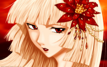 обоя аниме, xxxholic, фон, взгляд, девушка