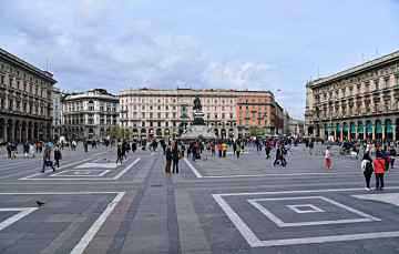 Картинка города милан+ италия пейзаж милан