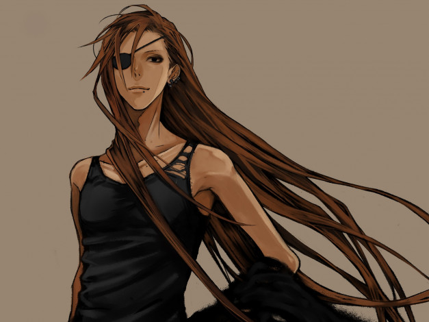 Обои картинки фото аниме, dogs,  bullets & carnage, koutaro, badou, nails, парень, пирсинг, майка