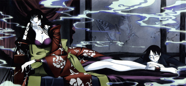 Обои картинки фото аниме, xxxholic, парень, девушка