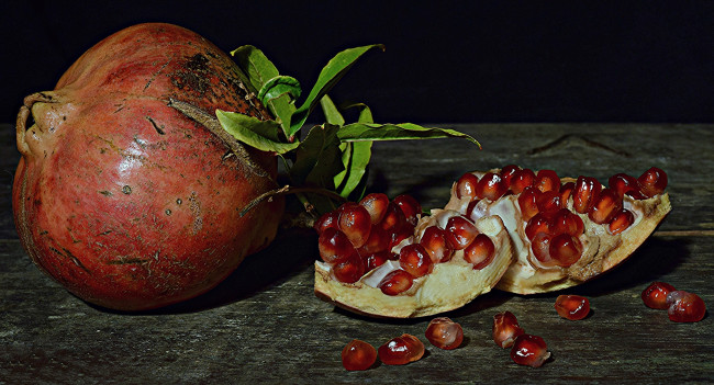 Обои картинки фото еда, гранат, плоды