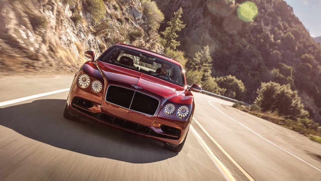 Обои картинки фото bentley flying spur v8-s 2017, автомобили, bentley, flying, spur, v8-s, 2017