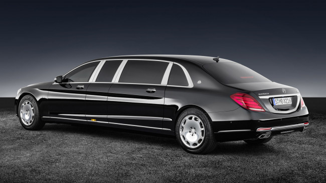 Обои картинки фото mercedes maybach s-600 pullman guard 2018, автомобили, mercedes-benz, mercedes, maybach, s-600, pullman, guard, 2018