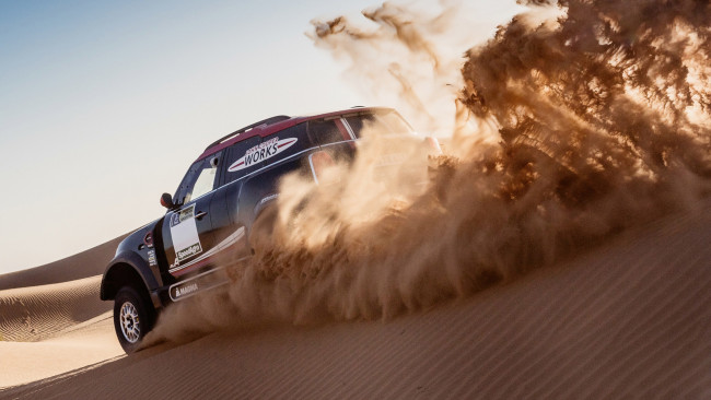 Обои картинки фото mini countryman john cooper works rally 2017, автомобили, mini, countryman, john, cooper, works, rally, 2017