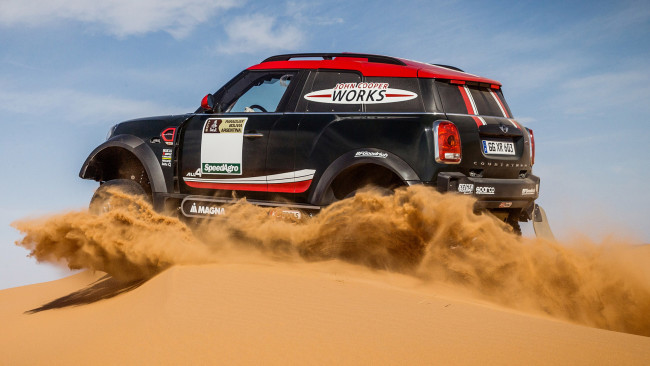 Обои картинки фото mini countryman john cooper works rally 2017, автомобили, mini, countryman, john, cooper, works, rally, 2017