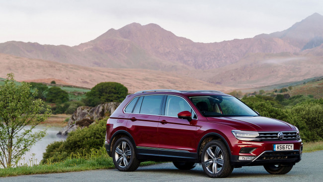 Обои картинки фото volkswagen tiguan 2, 0 tdi 4motion r-line 2017, автомобили, volkswagen, 2017, r-line, tiguan, 4motion, tdi, 2