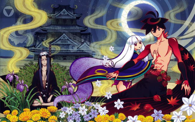 Обои картинки фото аниме, katanagatari, персонажи