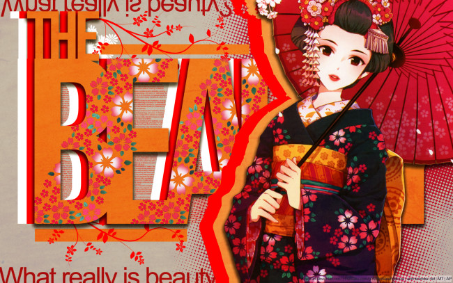 Обои картинки фото аниме, unknown,  другое, фон, взгляд, девушка