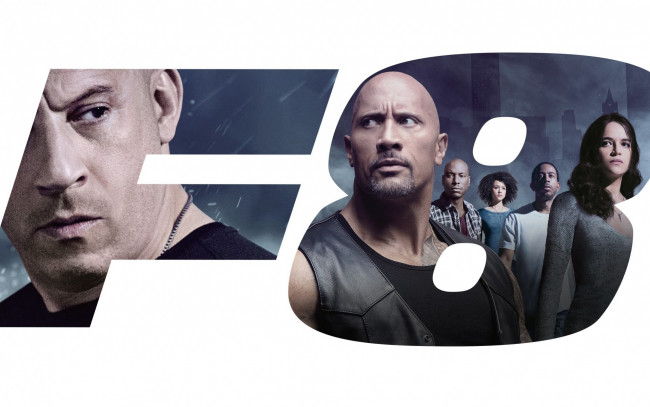 Обои картинки фото кино фильмы, the fate of the furious, fast, and, furious, 8