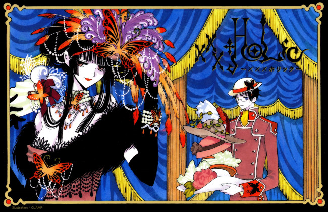 Обои картинки фото аниме, xxxholic, двое