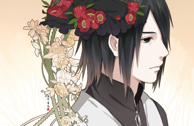 Обои картинки фото аниме, naruto, uchiha, clan