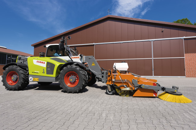 Обои картинки фото техника, дорожные пылесосы, claas, scorpion