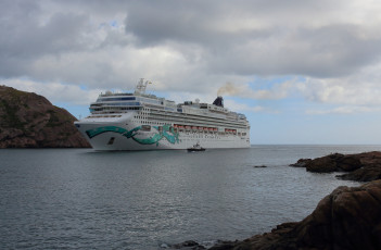 Картинка norwegian+jade корабли лайнеры круиз лайнер