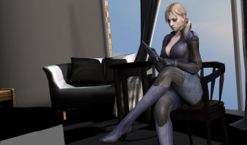 Картинка 3д+графика люди+ people девушка взгляд фон