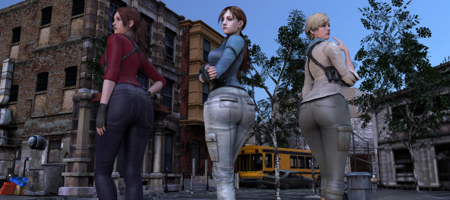 Обои картинки фото 3д графика, фантазия , fantasy, девушки, взгляд, фон