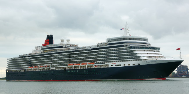 Обои картинки фото queen elizabeth, корабли, лайнеры, круиз, лайнер