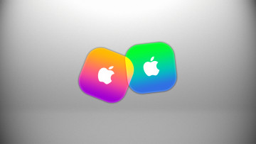 Картинка компьютеры apple фон логотип