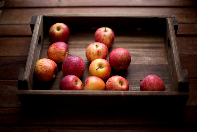Обои картинки фото еда, яблоки