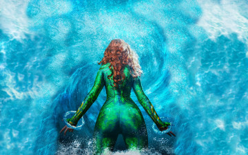 Картинка девушки -+креатив +косплей mera cosplay