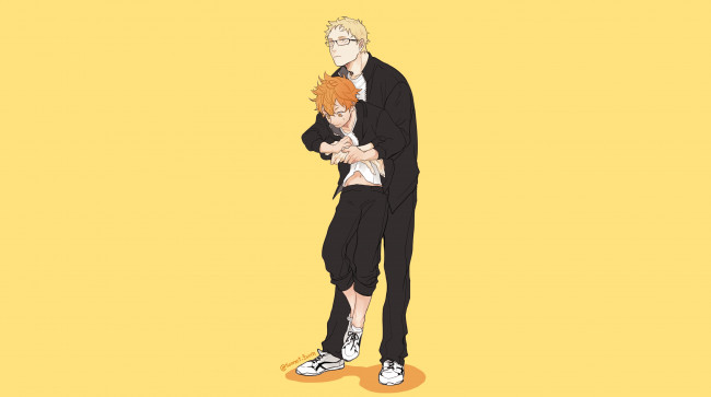Обои картинки фото аниме, haikyuu, волейбол