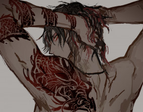 Картинка аниме touken+ranbu танец мечей