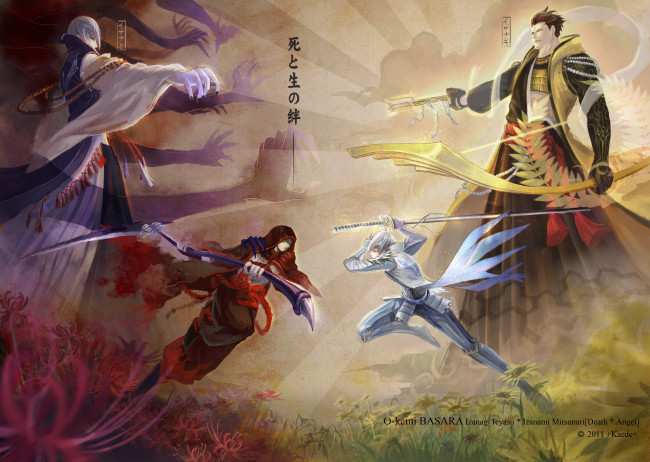 Обои картинки фото аниме, sengoku basara, персонажи, воины