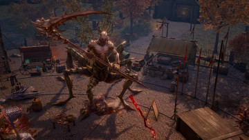 Картинка видео+игры pathfinder +wrath+of+the+righteous монстр поселение коса