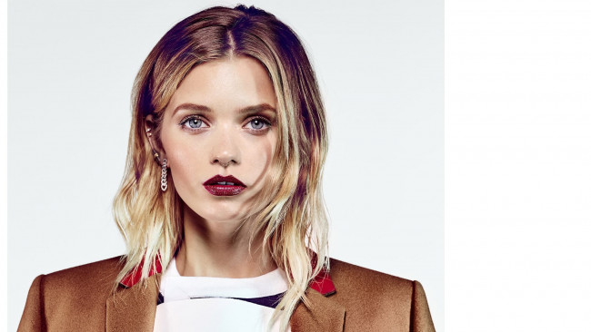 Обои картинки фото девушки, abbey kershaw, блондинка, лицо, жакет