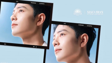 Картинка мужчины xiao+zhan актер лицо