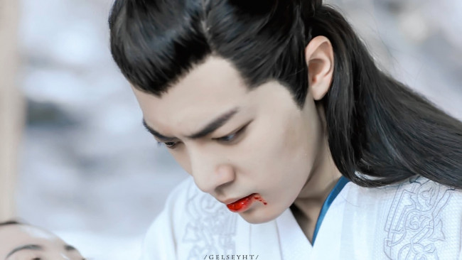 Обои картинки фото кино фильмы, joy of life , qing yu nian, лицо, кровь