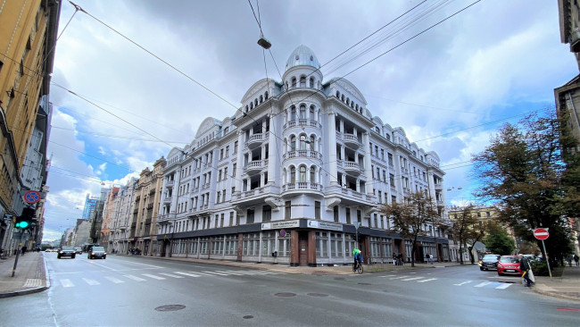 Обои картинки фото города, рига , латвия, улица, здания