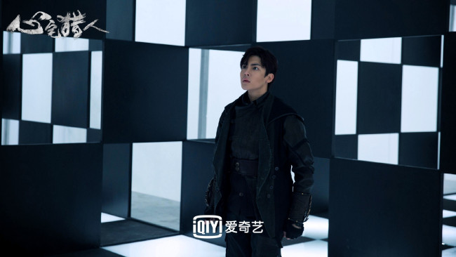 Обои картинки фото кино фильмы, psych-hunter, парень, квадраты