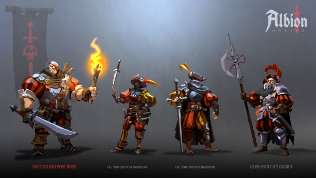 Обои картинки фото видео игры, albion online, персонажи