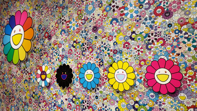 Обои картинки фото разное, ремесла,  поделки,  рукоделие, стена, цветы