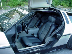 Картинка de lorean автомобили интерьеры