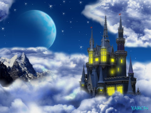 Картинка фэнтези замки