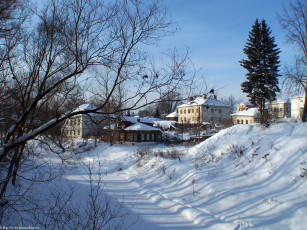 Картинка нерехта зима городские улицы города пейзажи