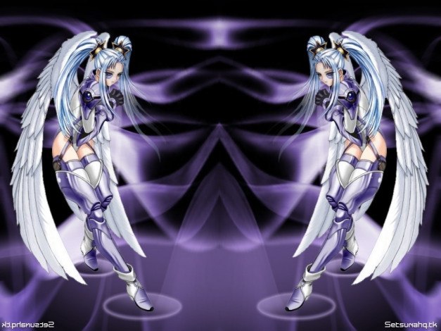 Обои картинки фото аниме, angels, demons