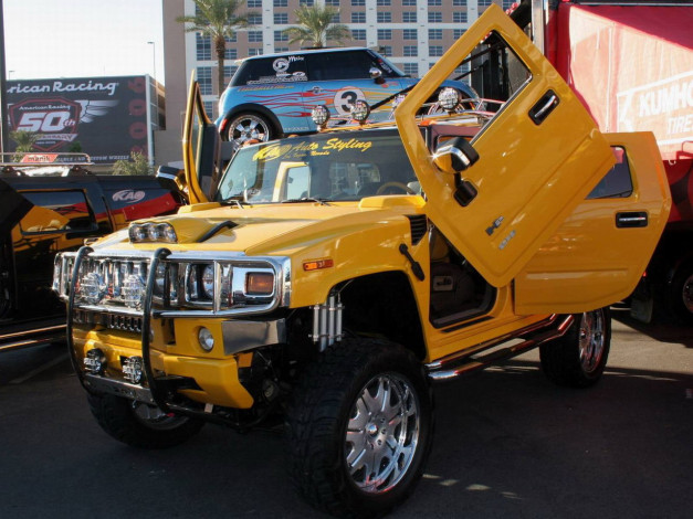 Обои картинки фото hummer, h2, tuning, автомобили