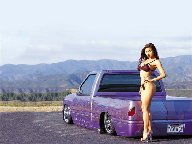 Обои картинки фото автомобили, авто, девушками