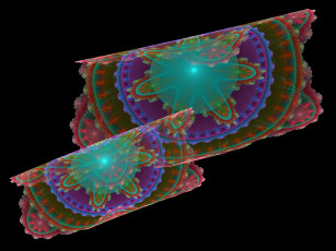 Картинка 3д графика fractal фракталы узор цвета