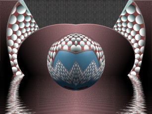 Картинка 3д графика fractal фракталы узор фон цвета