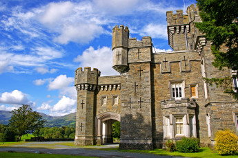 Картинка города дворцы замки крепости wray castle scotland